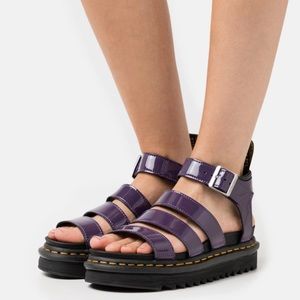 NWT Dr. Marten Blaire Sandal in Blackcurrent Size 38